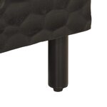 vidaXL Table de chevet noir 50x33x60 cm bois de manguier massif
