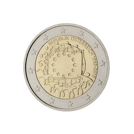 Autriche 2015 - 2 euro commémorative 30 ans du drapeau européen