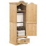 vidaXL Garde-robe Corona 55x52x170 cm bois de pin massif