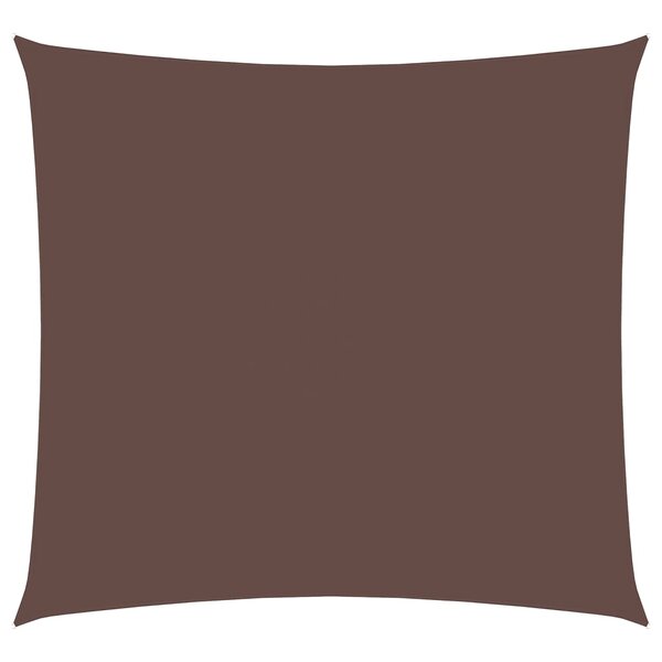 vidaXL Voile de parasol tissu oxford carré 4 5x4 5 m marron