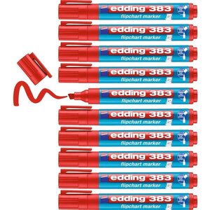 Marqueur pour chevalets 383 rouge 1-5 mm x 10 EDDING