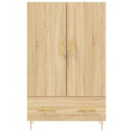 vidaXL Buffet haut chêne sonoma 69 5x31x115 cm bois d'ingénierie