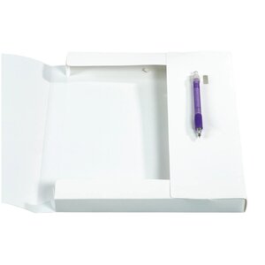 Boite De Classement Dos 25mm Polypropylène Opaque 7/10e Krea Cover - A4 - Blanc - Exacompta