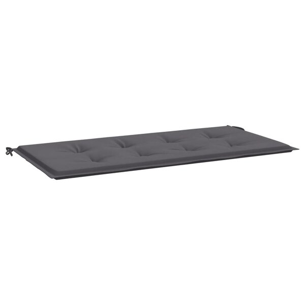 vidaXL Coussin de banc de jardin anthracite 100x50x4 cm tissu oxford