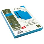 Paquet De 100 Couvertures Grain Cuir Pour Reliure A4 - Bleu - Papeteries De Clairefontaine