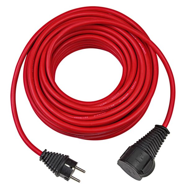 Brennenstuhl rallonge 25 m rouge