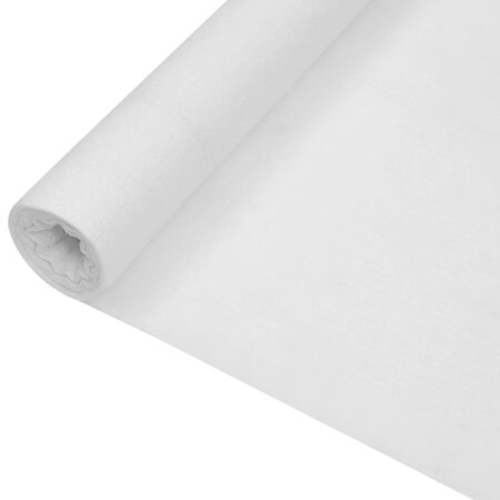 vidaXL Filet brise-vue Blanc 1 2x50 m PEHD 195 g/m²