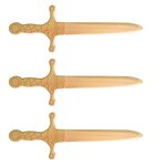 3 dagues de pirate en bois à décorer 25 cm