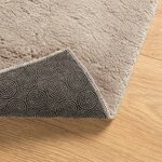 vidaXL Tapis HUARTE à poils courts doux et lavable sable 140x200 cm