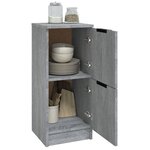 vidaXL Buffet Sonoma gris 30x30x70 cm Bois d'ingénierie