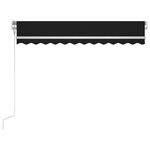 vidaXL Auvent rétractable automatique 300x250 cm Anthracite