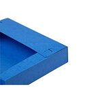 Boite De Classement Cartobox Dos 60mm Carte Lustrée - A4 - Bleu - X 10 - Exacompta