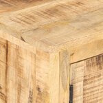 vidaXL Buffet 120x30x76 cm Bois de manguier brut