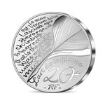Pièce de monnaie 20 euro France 2022 argent BE – William Shakespeare