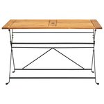 vidaXL Mobilier à dîner d'extérieur pliable 7 Pièces Bois d'acacia solide