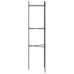 vidaXL Cages à tomates 4 Pièces 116 cm acier et PP