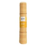 2 rouleaux de cannage en rotin - mailles fines carrées 30 x 50 cm