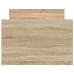 vidaXL Cadre de lit sans matelas chêne sonoma 90x200 cm