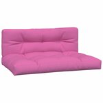 vidaXL Coussins de palette lot de 2 rose tissu