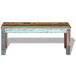 vidaXL Banc 110x35x45 cm Bois de récupération massif