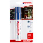 Marqueur craie liquide 4090 blister de 1 bleu 4-15 mm x 3 EDDING