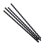 Boite 25 Reliures Spirales Plastique 8mm - Noir - Exacompta