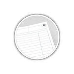 Cahier spirales oxford meetingbook - b5 17 6 x 25 cm - blanc ligné - 160 pages