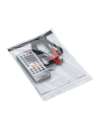 (paquet 1000 sacs) sachet transparent à fermeture zip 50 µ 350 x 450