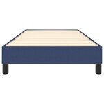vidaXL Cadre de lit Bleu 80x200 cm Tissu