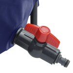 vidaXL Réservoir d'eau avec robinet pliable 500 L PVC