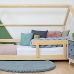 Lit cabane enfant TERY 120 x 200 Gris