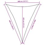 vidaXL Voile d'ombrage 160 g/m² Orange 4x5x5 m PEHD