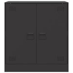 vidaXL Buffet noir 67x39x73 cm acier