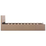 vidaXL Cadre de lit à rangement hydraulique sans matelas 120x200 cm