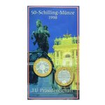 Pièce de monnaie 50 Schilling Autriche Présidence de l’Union Européenne 1998 BU