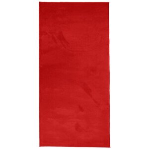 vidaXL Tapis OVIEDO à poils courts rouge 100x200 cm