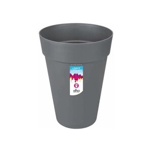 Loft Urban Pot de fleurs rond Haut 42 - Noir Ø 42 x 56 cm