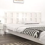 vidaXL Tête de lit blanc 205 5x4x100 cm bois massif de pin
