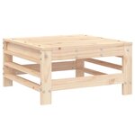 vidaXL Salon de jardin 5 Pièces bois massif de pin