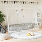 vidaXL Cadre de lit pour enfants blanc 80x200 cm bois de pin massif