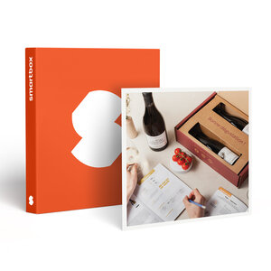 SMARTBOX - Coffret Cadeau Abonnement de 3 mois : 3 grands vins par mois et livret de dégustation - Gastronomie