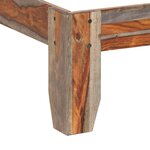 vidaXL Cadre de lit sans matelas bois massif 200x200 cm