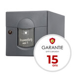 Boîte aux lettres Soléa  1 porte  Gris anthracite aspect sablé REN 0206MS