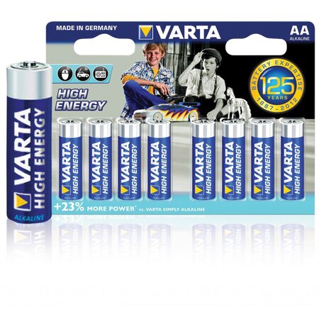 Varta piles LR6 alcalines high energy 1.5 V