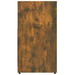 vidaXL Armoire de bain Chêne fumé 60x33x60 cm Bois d'ingénierie
