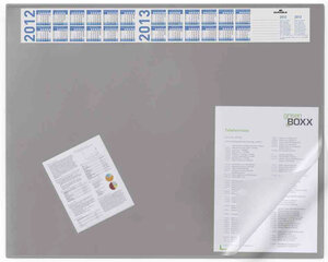 Sous-mains avec calendrier, 65 x 52 cm, Gris DURABLE