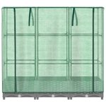 vidaXL Jardinière surélevée avec housse aspect rotin 120x40x123 cm