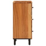 vidaXL Armoire latérale 40x33x75 cm bois massif d'acacia