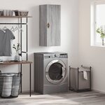 vidaXL Armoire murale sonoma gris 34 5x34x90 cm