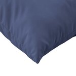 vidaXL Ensemble de coussins en palette bleu marine 60x38x13 cm tissu